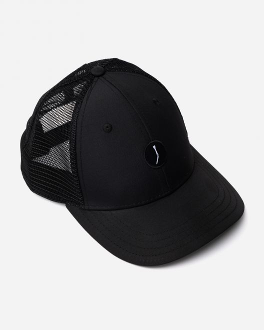 The 18 Wheeler Trucker Hat - Black