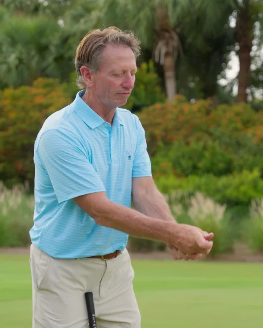 Brad Faxon putting process
