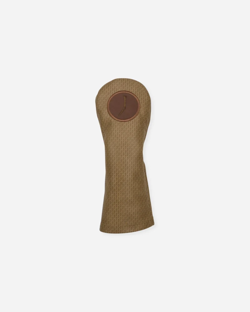 BTS Printed Leather Headcover - Fairway - Tan
