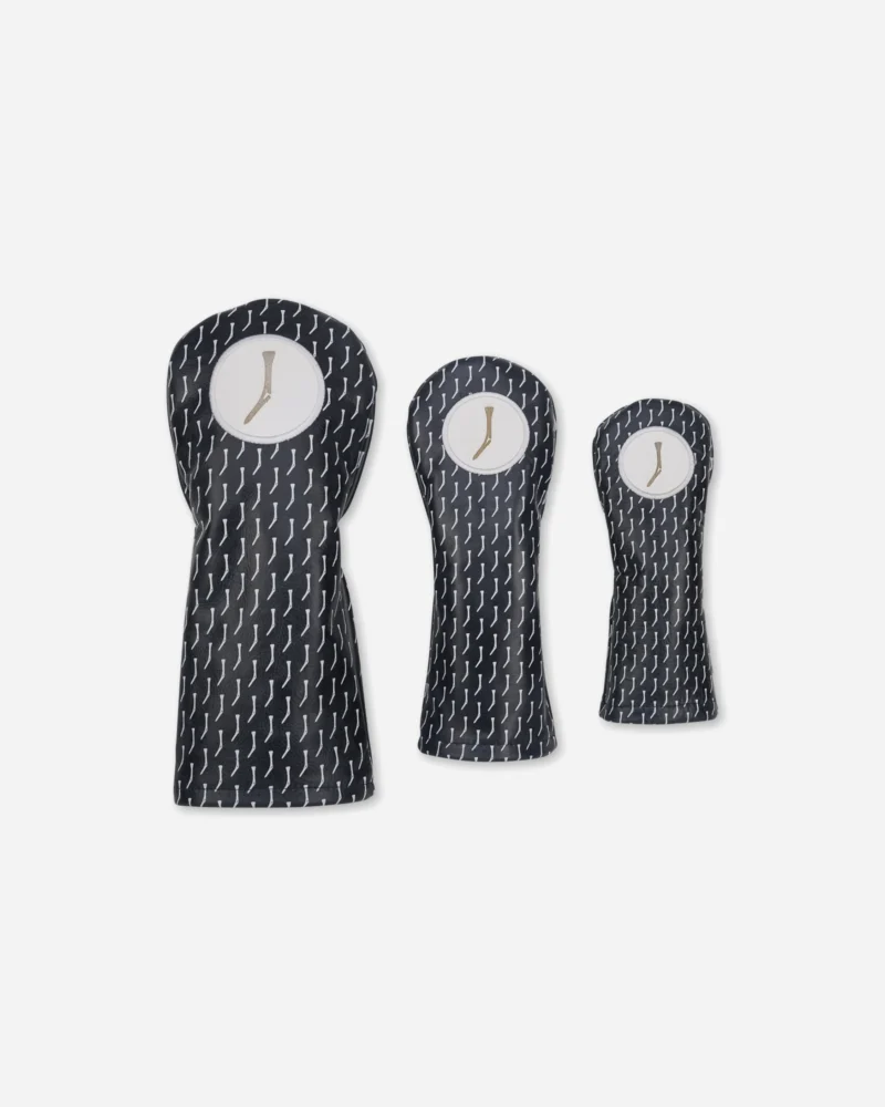 BTS Printed Leather Headcovers - Navy