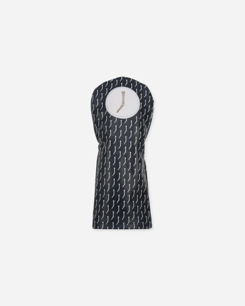 BTS Printed Leather Headcover - Driver - Navy