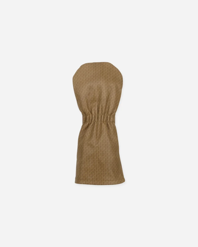 BTS Printed Leather Headcover - Driver - Tan