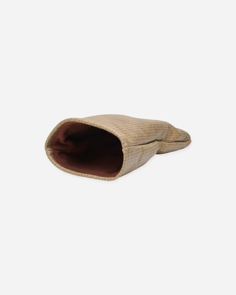 BTS Printed Leather Headcover - Tan