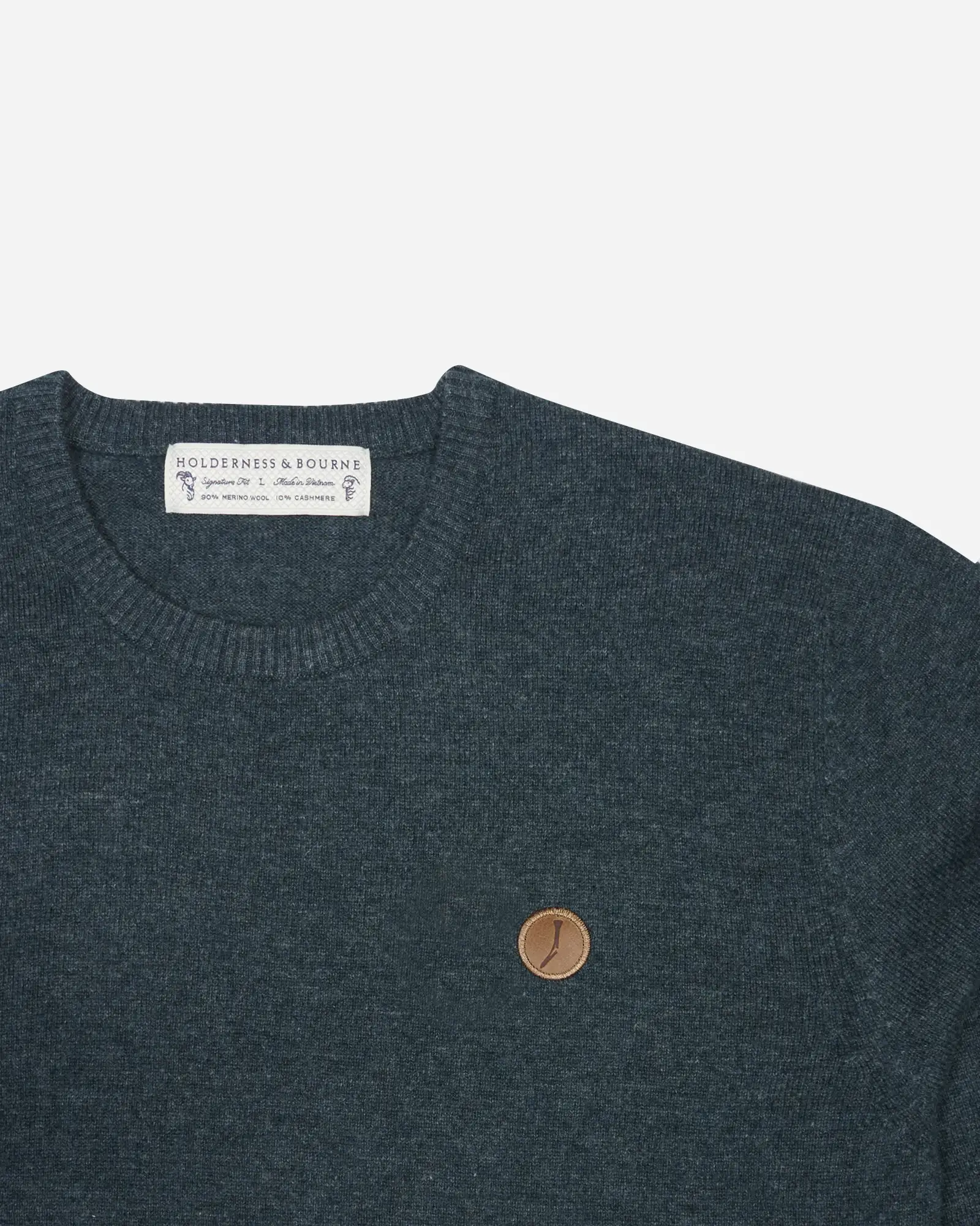 OW-HB-2339-HTRIVY_ZOOMED_ART BTS x H&B THE SHAW CREW SWEATER Heather Ivy