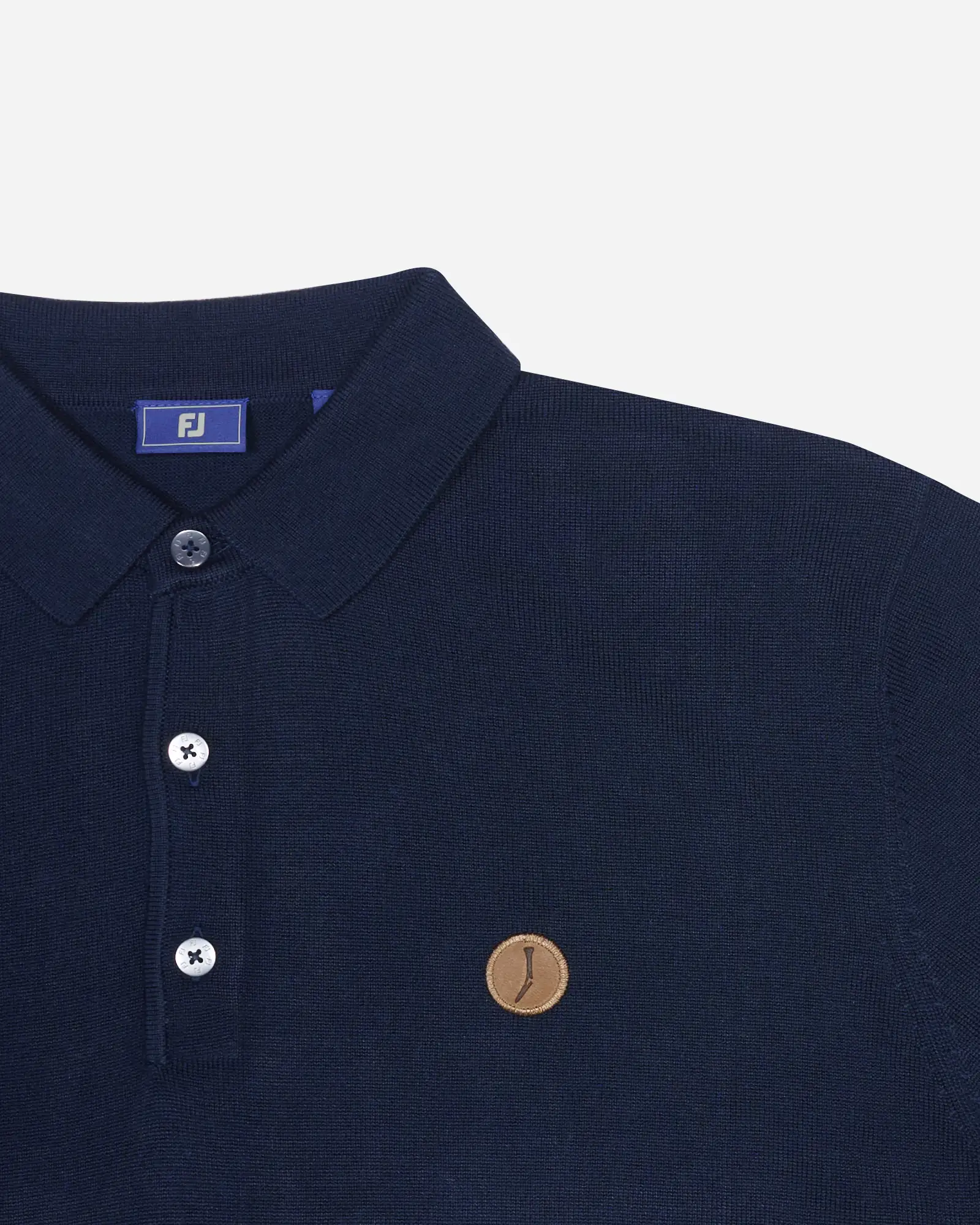 OW-FJ-33313-NVY_ZOOMED_ART BTS x FJ Sweater Polo Navy