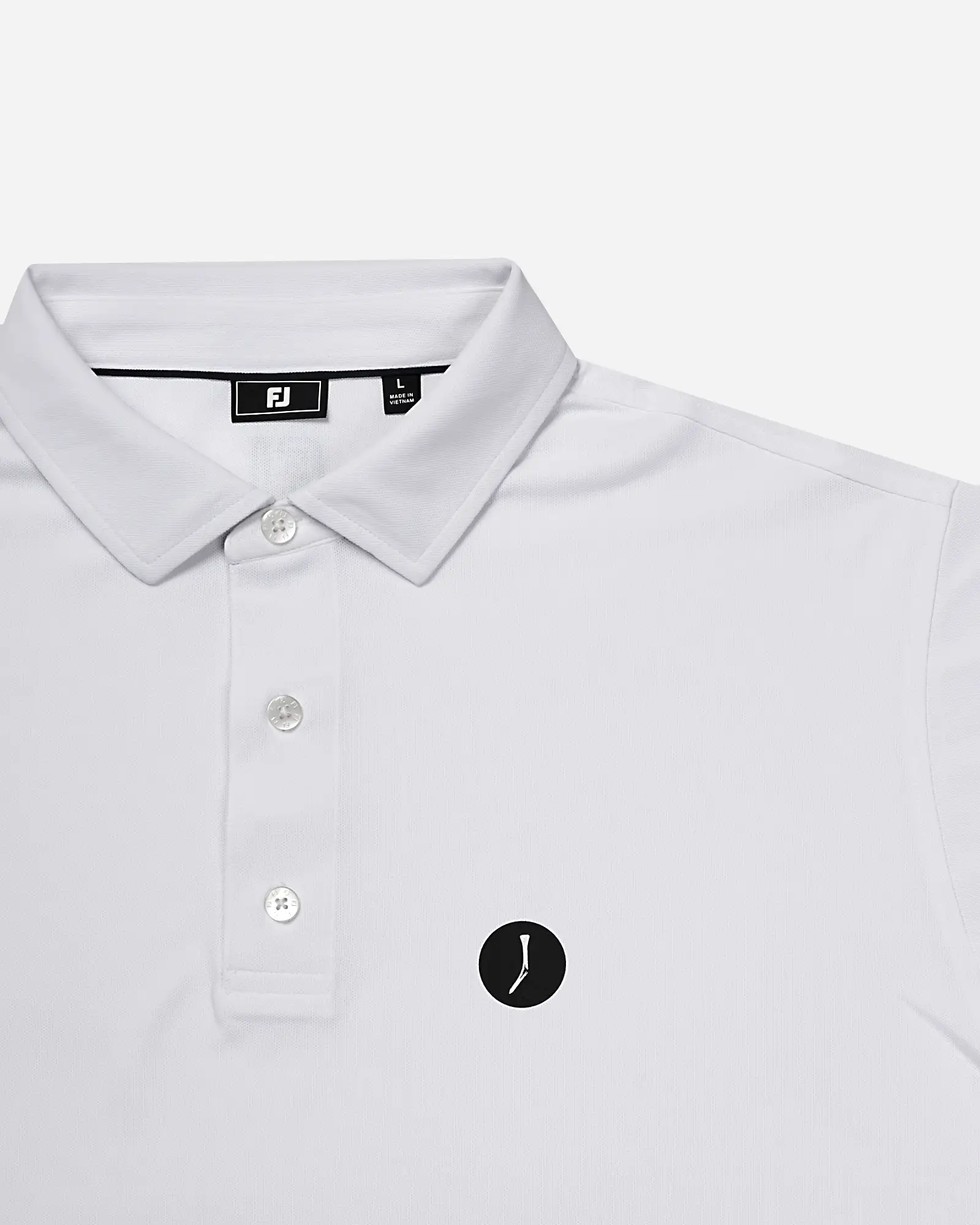 PL-FJ-28552-PIQ-WHT_ZOOM_ART copy BTS x FJ Solid Stretch Pique Polo White