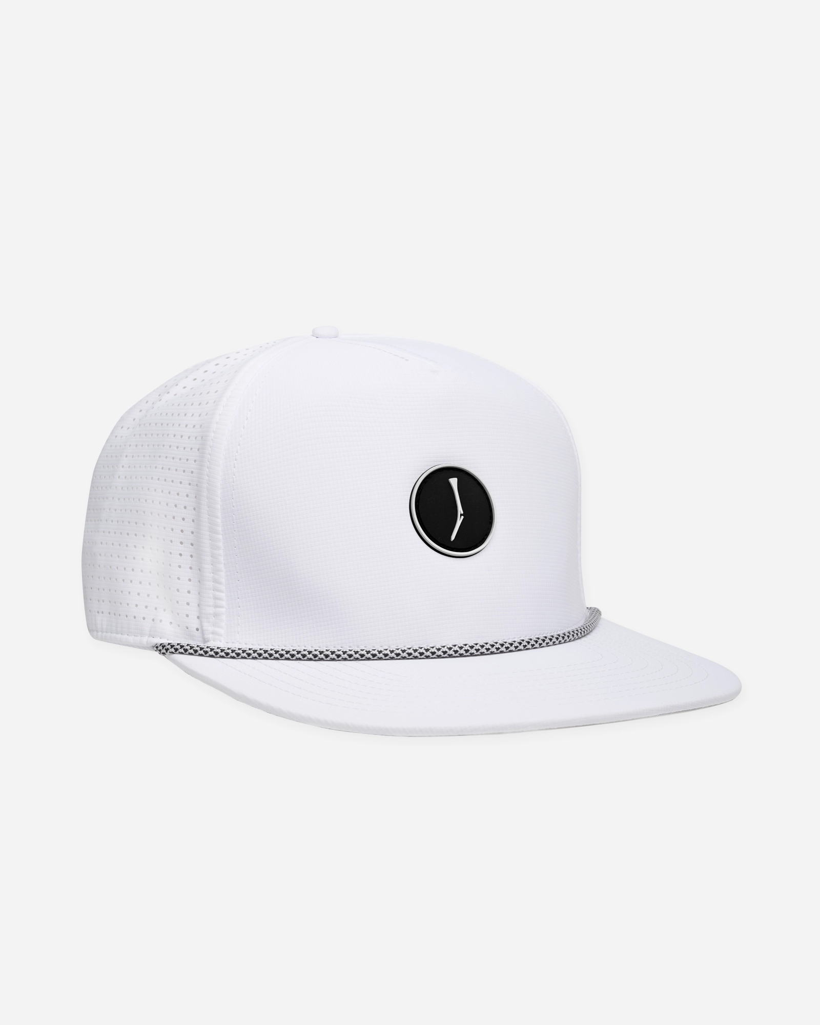 HW-AN-T-39306-WHT-BLK_Front-NEW 2025 BTS Performance Rope Hat - WHT/BLK