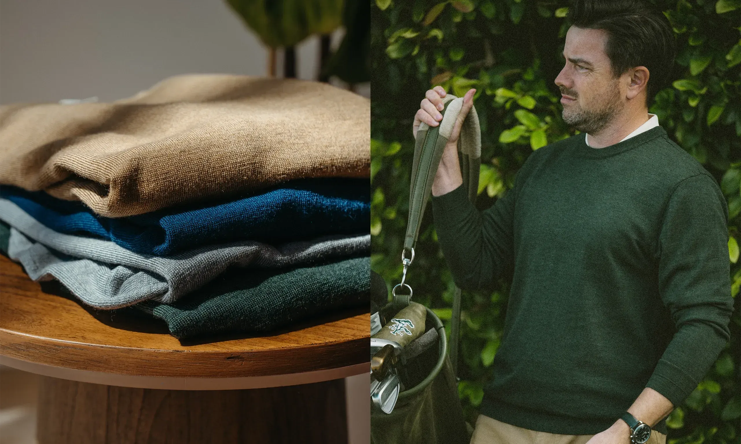 The BTS Crew Neck Sweater - The Golfer's Journal